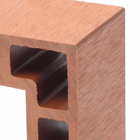 室内装飾用のWPC複合木材製の新しいデザインの中空角形木管