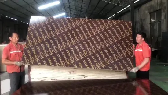 Building Materials 18mm Poplar Birch Core Formwork Construction Black Brown Film Faced Plywood