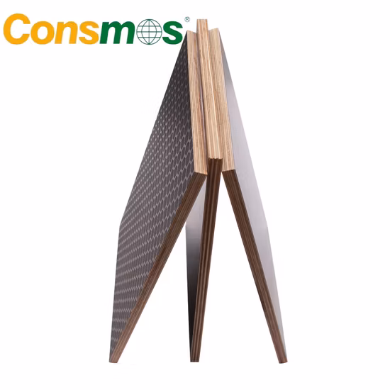 18mmの白色HPLポプラ無垢材フィルムで覆われたMDF OSBパネル合板