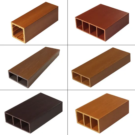 WPC PVC 木材プラスチック複合装飾角形木製パイプ